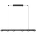 6631/64L HIGHTECH ODL24 155 металл/черный/акрил Подвесной линейный светильник IP20 LED 64W 1667Лм 3000K 220V с раздельным вкл. Верх/низ TURMAN
