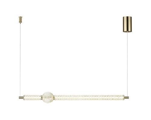 5008/28L L-VISION ODL24 467 золотой/металл/акрил Подвес LED 28W 4000K 2340лм CRYSTAL