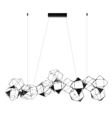 5087/64L L-VISION ODL25 293 черный хром/металл Люстра LED 64W 4000K 3800Лм TRELLIS