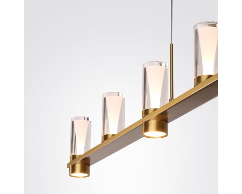 7144/45L HIGHTECH ODL26 515 светильник античная бронза/акрилл/металл IP20 LED 40W 2470Лм 3000K 180° 220V DEFANCE