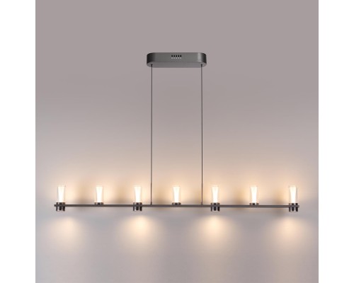 7143/45L HIGHTECH ODL26 513 светильник темный никель/акрилл/металл IP20 LED 40W 2470Лм 3000K 180° 220V DEFANCE