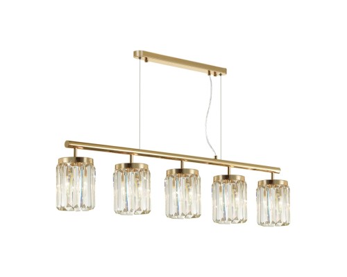 4987/5 CLASSIC ODL22 449 золотой/хрусталь Люстра E14 5*40W VASSA