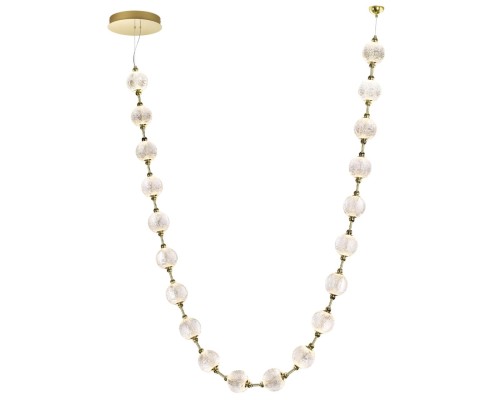 5008/80L L-VISION ODL23 469 золотой/прозрачный/металл/акрил Подвес LED 80W 4000K 4400лм CRYSTAL