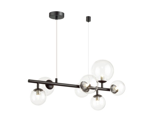 4818/7 MODERN ODL21 201 черный/прозрачный Люстра G9 7*40W TOVI