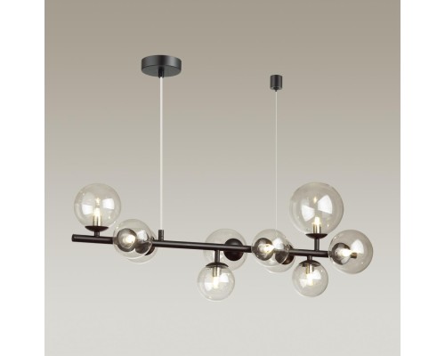 4818/10 MODERN ODL21 201 черный/прозрачный Люстра G9 10*40W TOVI