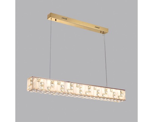 5072/50L HALL ODL24 495 золото/прозрачный/белый/металл/хрусталь/алебастр Подвес LED 50W 3700K CROSSA