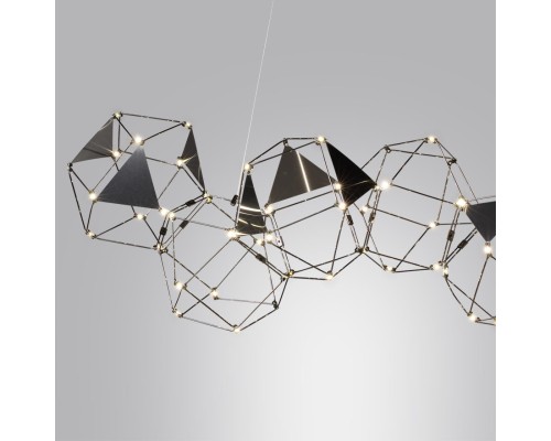 5087/32L L-VISION  черный хром/металл Люстра LED 32W 4000K 1900lm TRELLIS