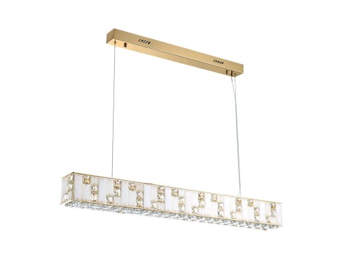 5072/50L HALL ODL24 495 золото/прозрачный/белый/металл/хрусталь/алебастр Подвес LED 50W 3700K CROSSA