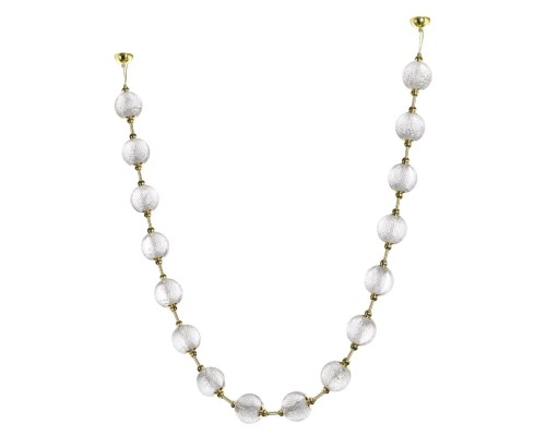 5008/64L L-VISION ODL23 575 золотой/прозрачный/металл/акрил Подвес бусы LED 64W 4000K 3520лм CRYSTAL