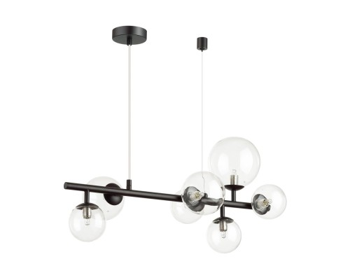 4818/7 MODERN ODL21 201 черный/прозрачный Люстра G9 7*40W TOVI