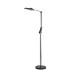 8332/15FL LEDIO темно-серый, металл/пластик Торшер LED 15W 3000/4000/6000K ССТ/диммер/LCD 220-240V GENRI