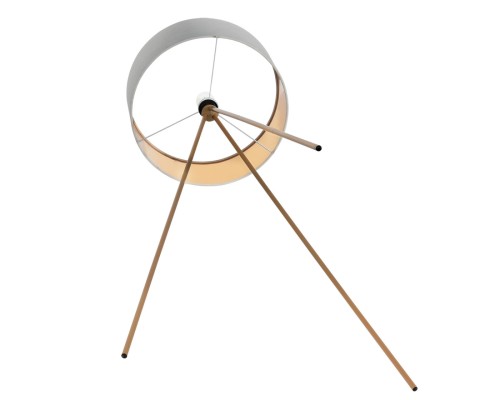 8077/1F NEOCLASSI LN25 368 золото/белый, металл/текстиль Торшер E27 1*60W 220V TAPIOKA