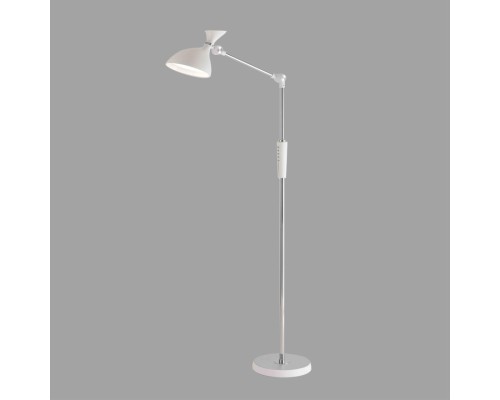 8330/15FL LEDIO белый, металл/пластик Торшер LED 15W 3000/4000/6000K 220-240V ССТ/диммер HORSA