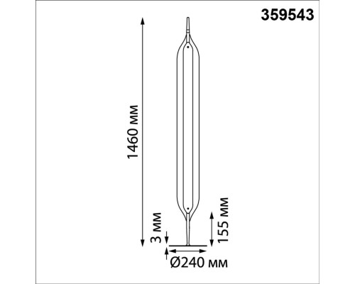 359543 LEDO NT25 000 черный Торшер диммир. со сменой цвет. темпер. (управление- сенсор) IP20 LED 32W 100-240V 2700К\4000К\6000К ALA
