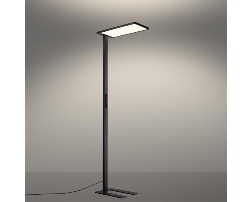 359974 LEDO NT26 000 (В 2-х КОРОБКАХ) черный Торшер светодиодный диммир. полного спектра IP20 LED 50W+50W 180-265V 4000K 6500Лм STUDI