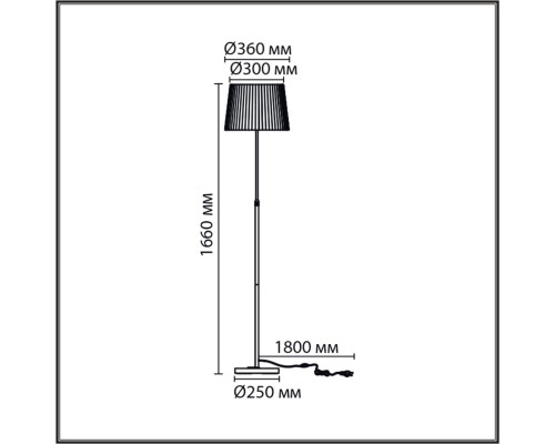 8302/1F MODERNI бронза/черный/бежевый, металл/текстиль Торшер E27 1*60W 220V TUNE