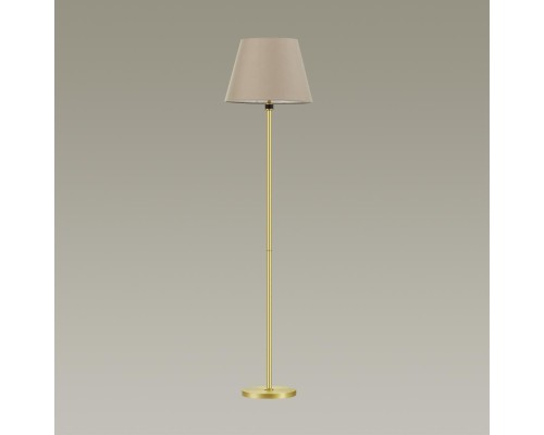 Торшер Lumion 4429/1F Montana античная латунь, бежевый E14 1*40 Вт