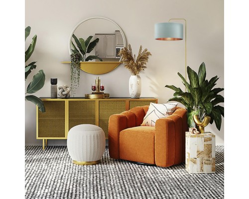 8074/1F NEOCLASSI LN25 366 золото/зеленый, металл/камень/текстиль Торшер E27 1*60W 220V AVIOLA