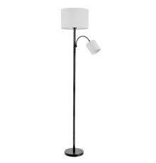 8042/2FY MODERNI LN25 365 черный/белый, металл/текстиль Торшер Е27 1*60W + Е14 1*40W 220V KAYA