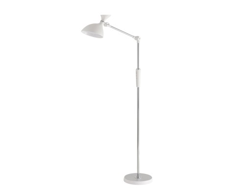 8330/15FL LEDIO белый, металл/пластик Торшер LED 15W 3000/4000/6000K 220-240V ССТ/диммер HORSA