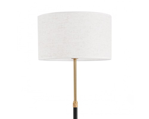 8358/1F CLASSI медь/черный/белый, металл/текстиль Торшер E27 60W 220V IRISA