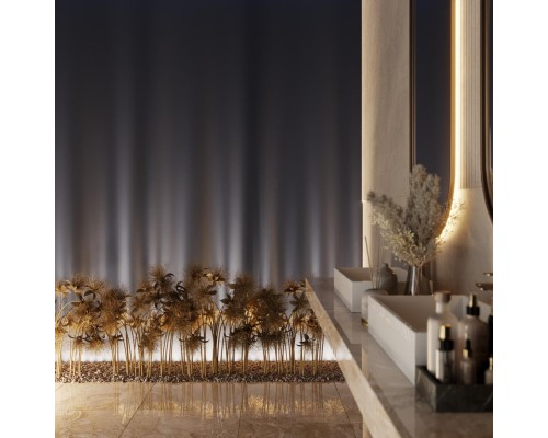 7027/72FL HIGHTECH ODL25 Напольный переносной све-к (вкл в розетку) IP20 LED 20W RGBCW с перекл-м цветов с ПДУ A110-240V WATERFALL