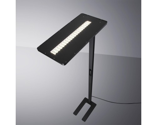 359974 LEDO NT26 000 (В 2-х КОРОБКАХ) черный Торшер светодиодный диммир. полного спектра IP20 LED 50W+50W 180-265V 4000K 6500Лм STUDI