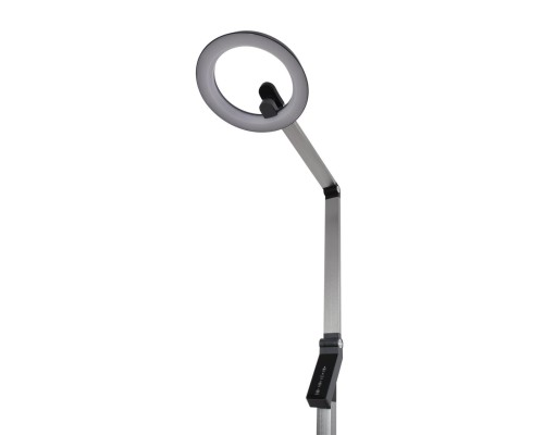 8332/15FL LEDIO темно-серый, металл/пластик Торшер LED 15W 3000/4000/6000K ССТ/диммер/LCD 220-240V GENRI