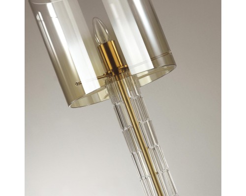 4886/1F HALL ODL_EX23 41 бронзовый/янтарн./металл/стекло Торшер E27 1*40W NICOLE