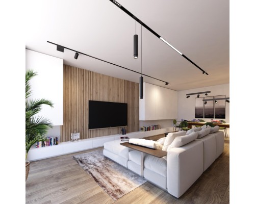 358517 SHINO NT21 048 черный Трековый светильник для низковольного шинопровода IP20 LED 4000K 12W 48V KIT