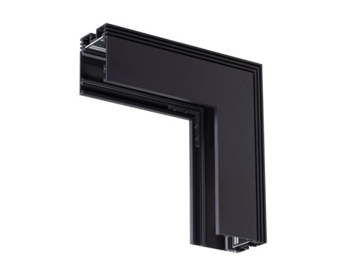 Соединитель для низковольтного шинопровода Г-образный Novotech 135029 Kit черный