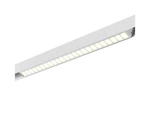 358623 SHINO NT21 038 белый Трековый низковольтный св-к диммируемый с ДУ, со сменой цв.температуры IP20 LED 3000~6500К 24W 48V FLUM