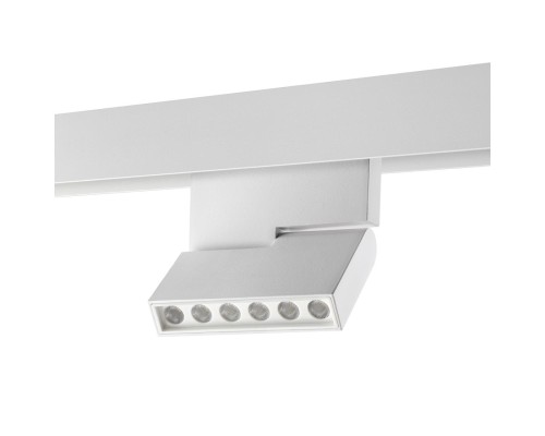 358627 SHINO NT21 039 белый Трековый низковольтный св-к диммируемый с ДУ, со сменой цв.температуры IP20 LED 3000~6500К 12W 48V FLUM