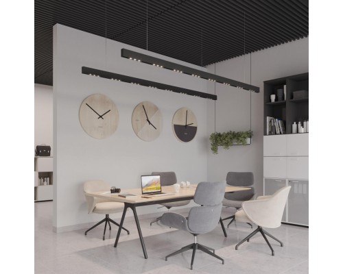 359513 SHINO NT24 128 черный Трековый светильник для низковольтного шинопровода IP20 LED 3W 48V 3000K 120Лм FLUM