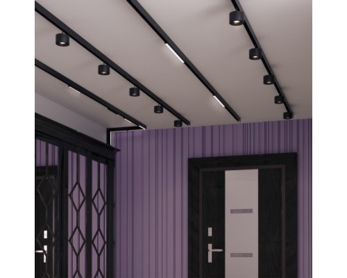 358541 SHINO NT21 036 черный Трековый светильник для низковольного шинопровода IP20 LED 4000K 24W 48V FLUM