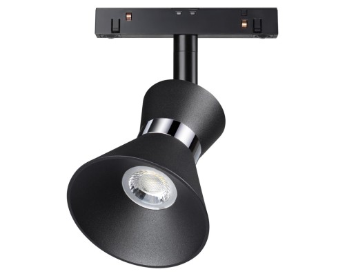 358400 SHINO NT20 029 черн/хром Трековый св-ник для низков.шинопровода IP20 LED 4000K 10W 48V FLUM