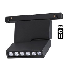 358628 SHINO NT21 039 черный Трековый низковольтный св-к диммируемый с ДУ, со сменой цв.температуры IP20 LED 3000~6500К 12W 48V FLUM