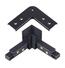 135105 SHINO NT20 026 черный Соединитель с токопроводом для шинопровода 