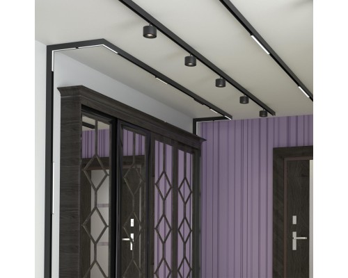 358539 SHINO NT21 036 черный Трековый светильник для низковольного шинопровода IP20 LED 4000K 12W 48V FLUM