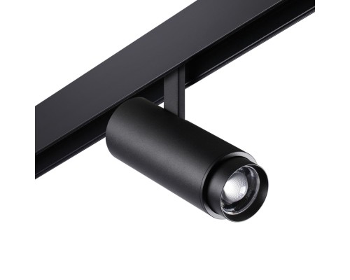 359207 SHINO NT23 070 черный Трековый светильник для низков. шинопровода с переключ. цветовой температуры и мощности IP20 LED 3000К\4000К\6000К 5W/9W/13W 4