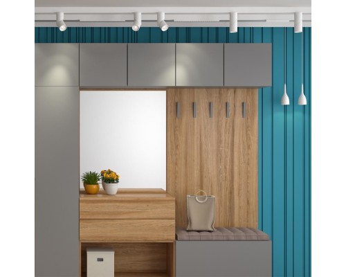 358550 SHINO NT21 037 белый Трековый светильник для низков. шинопровода, длина провода 1м IP20 LED 4000K 12W 48V FLUM