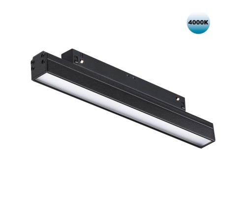 358410 SHINO NT20 027 черн Трековый светильник для низков. шинопровода IP20 LED 4000K 12W 48V FLUM