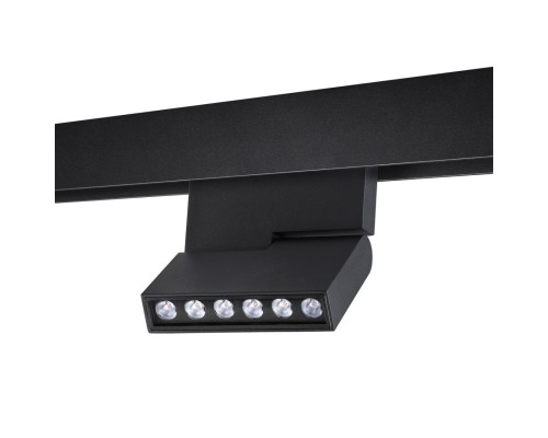 358628 SHINO NT21 039 черный Трековый низковольтный св-к диммируемый с ДУ, со сменой цв.температуры IP20 LED 3000~6500К 12W 48V FLUM