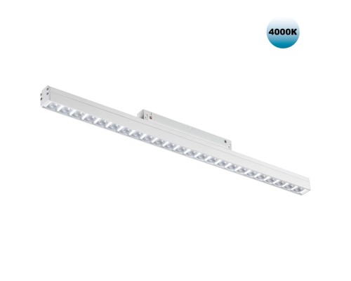 358419 SHINO NT20 027 белый Трековый светильник для низков. шинопровода IP20 LED 4000K 24W 48V FLUM