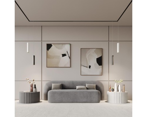 359500 SHINO NT24 140 черный Трековый низковольт. св-к диммир. со сменой цв.температуры, пульт ДУ/Tuya Smart Life IP20 LED 12W 48V 3000-6500K FLUM