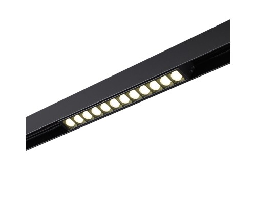 358622 SHINO NT21 038 черный Трековый низковольтный св-к диммируемый с ДУ, со сменой цв.температуры IP20 LED 3000~6500К 12W 48V FLUM