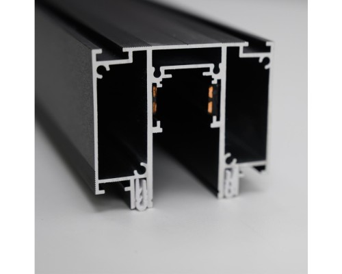 135129 NT21 058 черный Шинопровод для монтажа в натяжной потолок 2м 48V FLUM