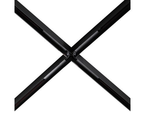 135128 SHINO NT21 033 черный Соединитель с токопроводом для шинопровода Х-образный IP20 48V FLUM