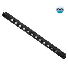 359433 SHINO NT24 126 черный Трековый светильник для низковольт. шинопровода арт. 135179-135180 IP20 LED 12W 48V 4000K 580Лм FLUM