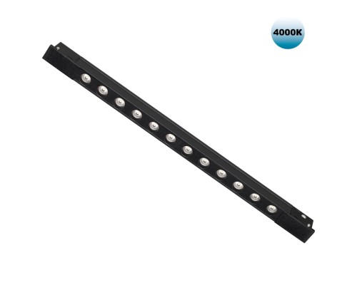 359433 SHINO NT24 126 черный Трековый светильник для низковольт. шинопровода арт. 135179-135180 IP20 LED 12W 48V 4000K 580Лм FLUM